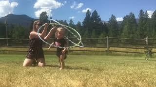 Hippie Baby Playing outside with Hippie Mom