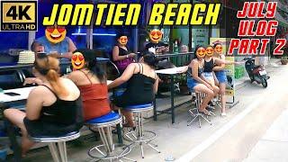 Jomtien Beach   Second Update Vlog Part 2   July 2024 Pattaya Thailand