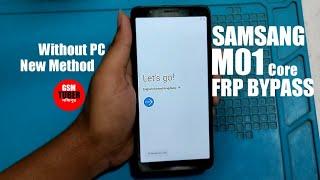 Samsung M01 Core Frp Bypass  Without PC  Samsung M013f Frp Bypass  GSM TUBER