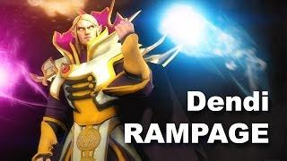 Dendi Invoker RAMPAGE Dota 2