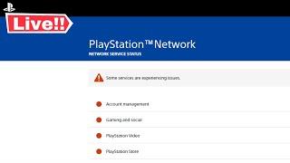 PLAYSTATION DOWN PSN BACK ONLINE SOON? FORTNITE UPDATE SOON Chapter 5 LIVE