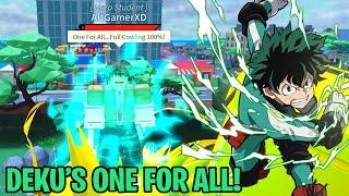 WHY DEKUS ONE FOR ALL EXCELS IN EVERYTHING  Boku No Roblox