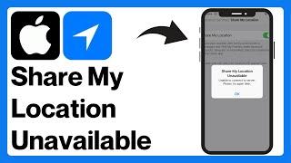 Fix Share My Location Unavailable  Unable to connect to server Please try again later on iPhone