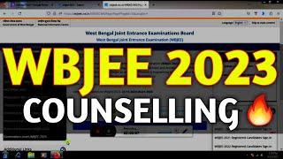 WBJEE 2023 Counselling Process WBJEE 2023 Step by Step Counselling Choice Filling process