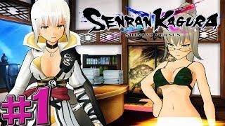 Senran Kagura Shinobi Girls Code Hebijo Academy PC Walkthrough PART 1 Miyabi vs Imu