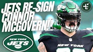 BREAKING New York Jets RE-SIGN Connor McGovern  HUGE HELP Before The NFL Draft