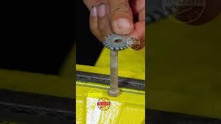How to make an internal pipe cutting tool from a washer. #diy #tips #tipsandtricks #tools
