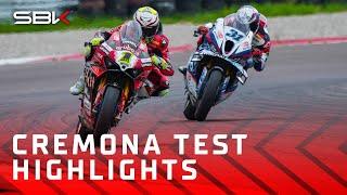 HIGHLIGHTS from the first-ever test at Cremona ️  2024 Cremona #WorldSBK Test