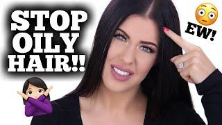 HOW TO STOP OILYGREASY HAIR LIFE CHANGING HAIR HACK