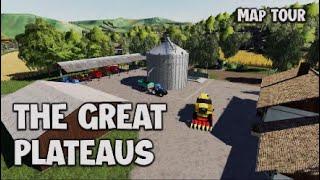 “THE GREAT PLATEAUS” FS19 MAP TOUR  NEW MOD MAP Farming Simulator 19 Review.