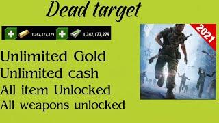 How to download dead target with unlimited cash and gold link in description