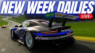 LIVE GT7  FIRST LOOK AT FRESH DAILY RACES  EXCLUSIVE DAYSTRIM YOU DONT WANT TO MISS