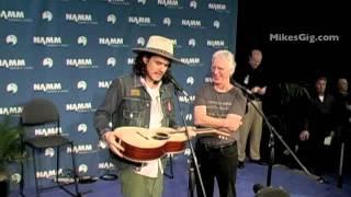 John Mayer at NAMM 2012 Introduces the Martin 00-45SC part 1  MikesGig