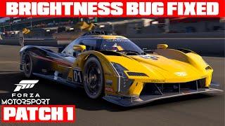 Forza Motorsport - Patch 1 - Brightness Bug Fixed on Xbox Series