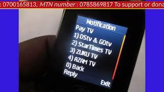 how to pay for DSTV GOTV Startimes ZUKU TV and  AZAM TV on mtn