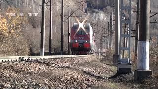 Дончаки двойной тягой на перевале.2эс4к 061