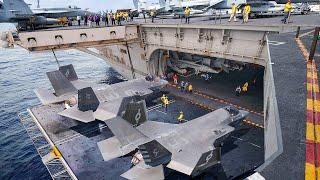 Life Inside US Aircraft Carrier Storing Millions $ Jets in Middle of the Ocean