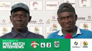 Karela United 4-2 Samartex fc post-match interviews  Ghana Premier League