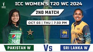 PAK W vs SL W Dream11 Team  Womens T20 WC Pakistan Women vs Sri Lanka Women 2nd Match Prediction