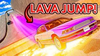 LAVA Jumps On NEW Best Destruction Map  BeamNG Drive Mods