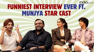 Munjya Cast Interview Sharvari Wagh on YRF Spy Universe And Alia Bhatt  Abhay Verma on Struggles