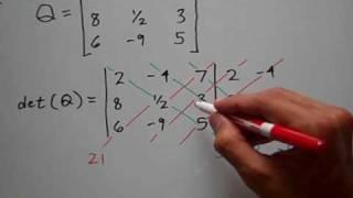 Determinant of a 3 x 3 Matrix