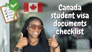 Study Permit Application  Student visa documents for Canada