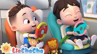 Let’s Buckle Up  Buckle Up Song  Car Safety for Kids + More LiaChaCha Nursery Rhymes & Baby Songs