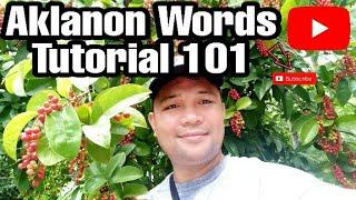 Aklanon Words Tutorial 101 no. 2 #akeanontv