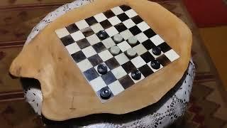 Доска шахматная из спила