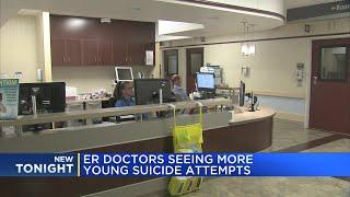 ERs seeing more teen suicide attempts