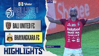 Bali United FC VS Bhayangkara Presisi FC - Highlights  BRI Liga 1 20232024