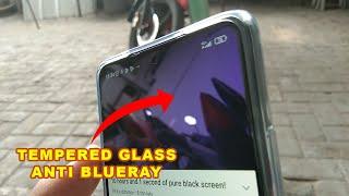 Review Pemakaian Tempered Glass Anti Blue Ray Atau Blue Light Warnanya Jadi Aneh...