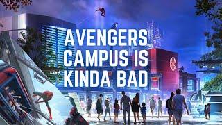 Disney Now Builds Six Flags Attractions  Avengers Campus and W.E.B. Slingers Compared to Universal