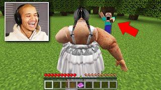 Trolling as LUNCH LADY in MINECRAFT... Scary Lunch Lady Prank