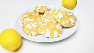 CRINKLE COOKIES AL LIMONE  Soffici e Deliziosi Lemon Crinkle Cookies
