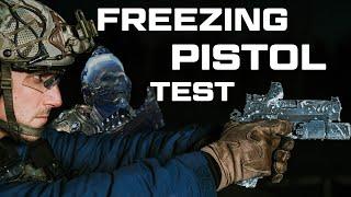 Freezing Pistol Test Desert Eagle Glock M&P CZ Staccato 1911