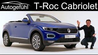 VW T-Roc Cabriolet Premiere REVIEW Exterior Interior - Autogefühl