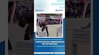 BERITA REGIONAL Tarian Kolosal memeriahkan HUT ke 9 Mahulu Tahun ini di Lapangan Ujoh Bilang