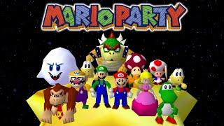 Mario Party 1 - Full Game Longplay - All Boards Hard CPUs