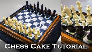 Chess Board Cake Tutorial preview