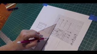 Manual Drafting Sketch 2 Wall Elevations