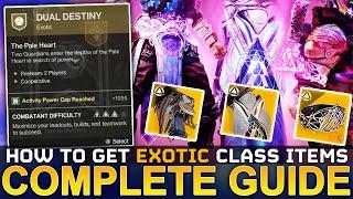 Destiny 2 How To Get Exotic Class Items EASY - Ultimate Guide  Dual Destiny Exotic Mission Guide