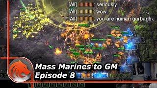 StarCraft 2 Super Salty Zerg vs Super MASS Marines