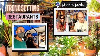 Best RESTAURANTS & Cafes in PHNOM PENH 2024  Cambodian Food Tour Vlog  Western & Khmer Food 