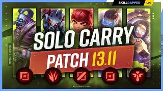 THE NEW BEST SOLO CARRY CHAMPIONS - PATCH 13.11