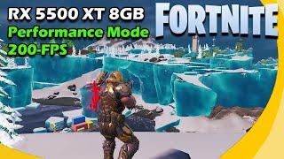 Fortnite RX 5500XT 8GB ►Performance Mode ►I7 4790