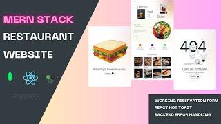 MERN Stack Project Build a Full Stack Restaurant Application with React Node MongoDB Express