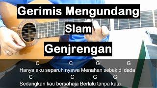 Belajar Gitar Gerimis Mengundang Slam Genjrengan Tutorial Gitar Pemula Chord Kunci Gitar Mudah