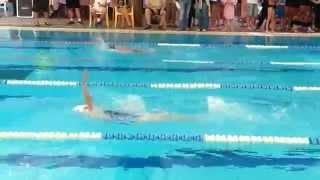 Gabriella swimming 100 Backstroke - 2015 05 22 16 59 08 - אליפות גבעתיים הפתוחה